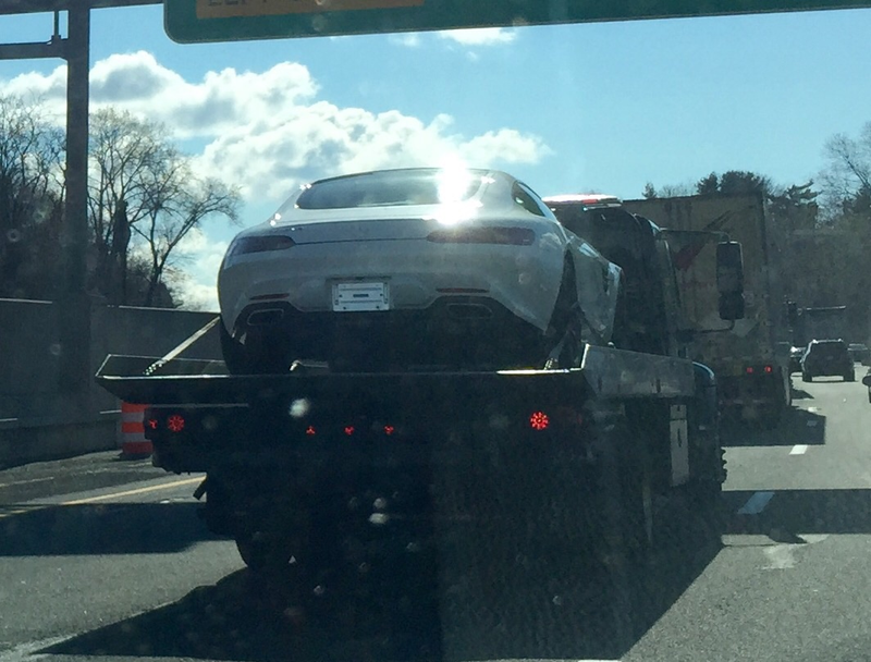 Illustration for article titled 2016 Mercedes AMG GT S spotted this morning